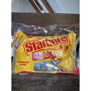 Iscream Starburst Original Fruit Chews Package Pillow Set 13" X 9" For Kids
